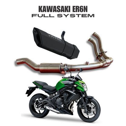 Barrel Rogue 2.0 for Kawasaki ER6n with Full System