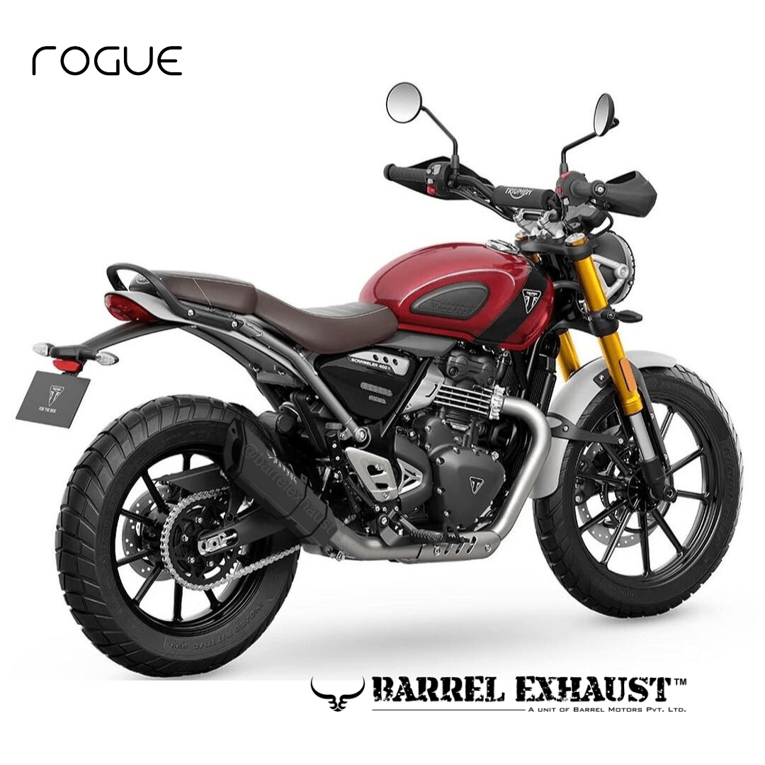 Barrel Rogue 2.0 for Triumph 400 - Barrel Exhaust