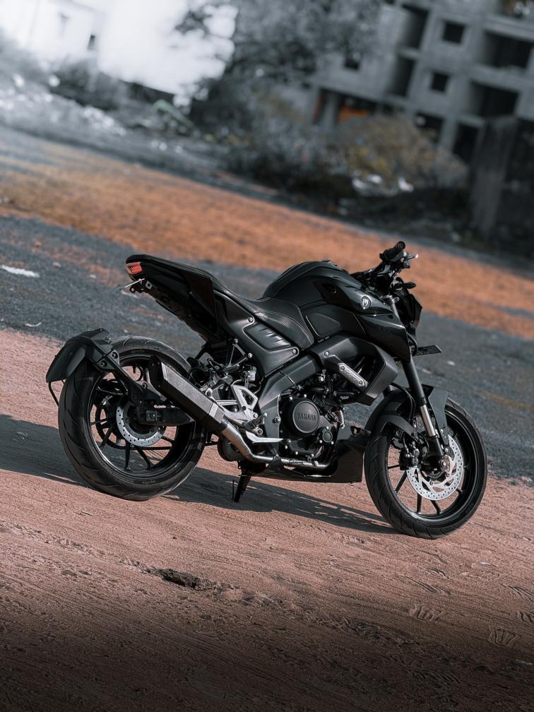 Rogue (Black) Yamaha MT15 with bend pipe (limited time Offer)