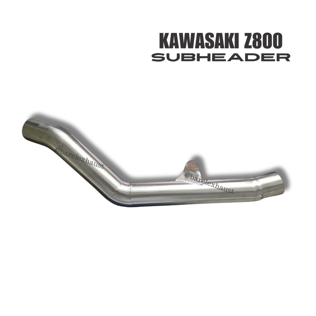 Kawasaki Z800 Decat / Link Pipe - Barrel Exhaust